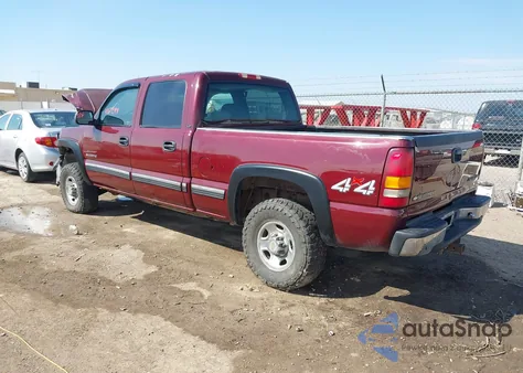 2001 Chevrolet Silverado 2500Hd Lt из США, поврежденный, VIN 1GCHK23UX1F185812